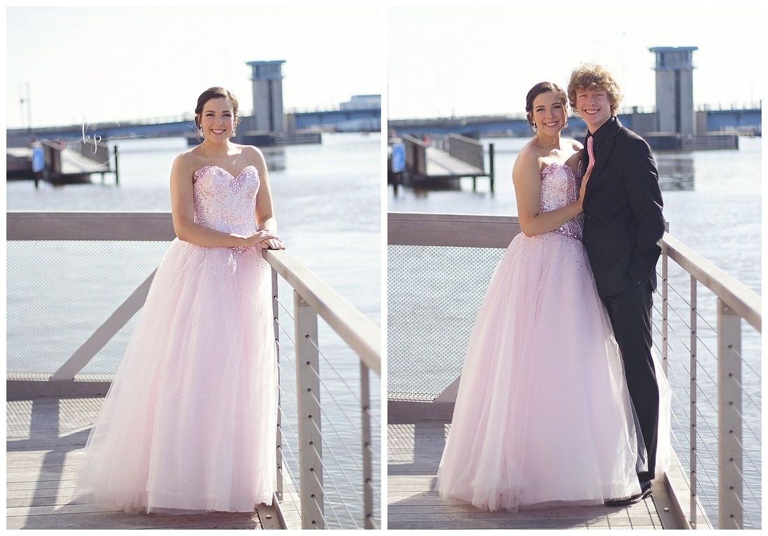 prom photo session on green bay city deck in downtown green bay wisconsin prom photography